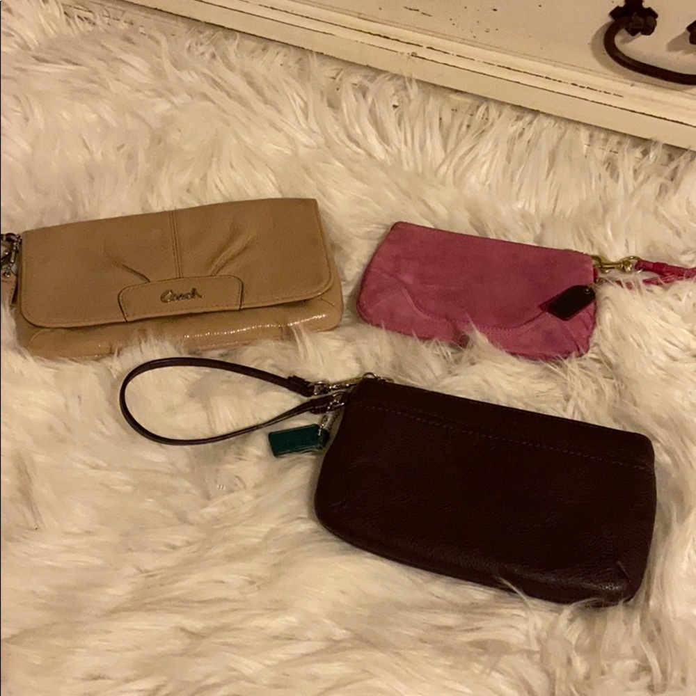 Coach wristlets